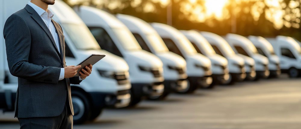 Connected fleet management dashboard
