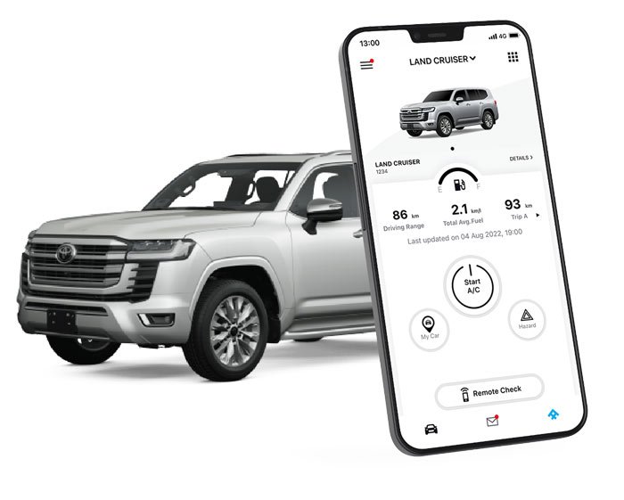 Toyota Connected mobile application